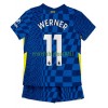 Maillot de Supporter Chelsea Timo Werner 11 Domicile 2021-22 Pour Enfant